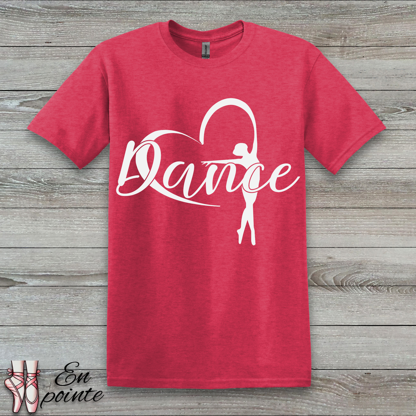 Ballerina w/ Ribbon Heart T-Shirt