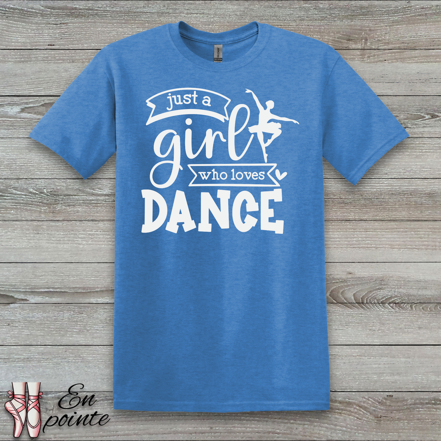Just a Girl Who Loves Dance Ballerina T-Shirt