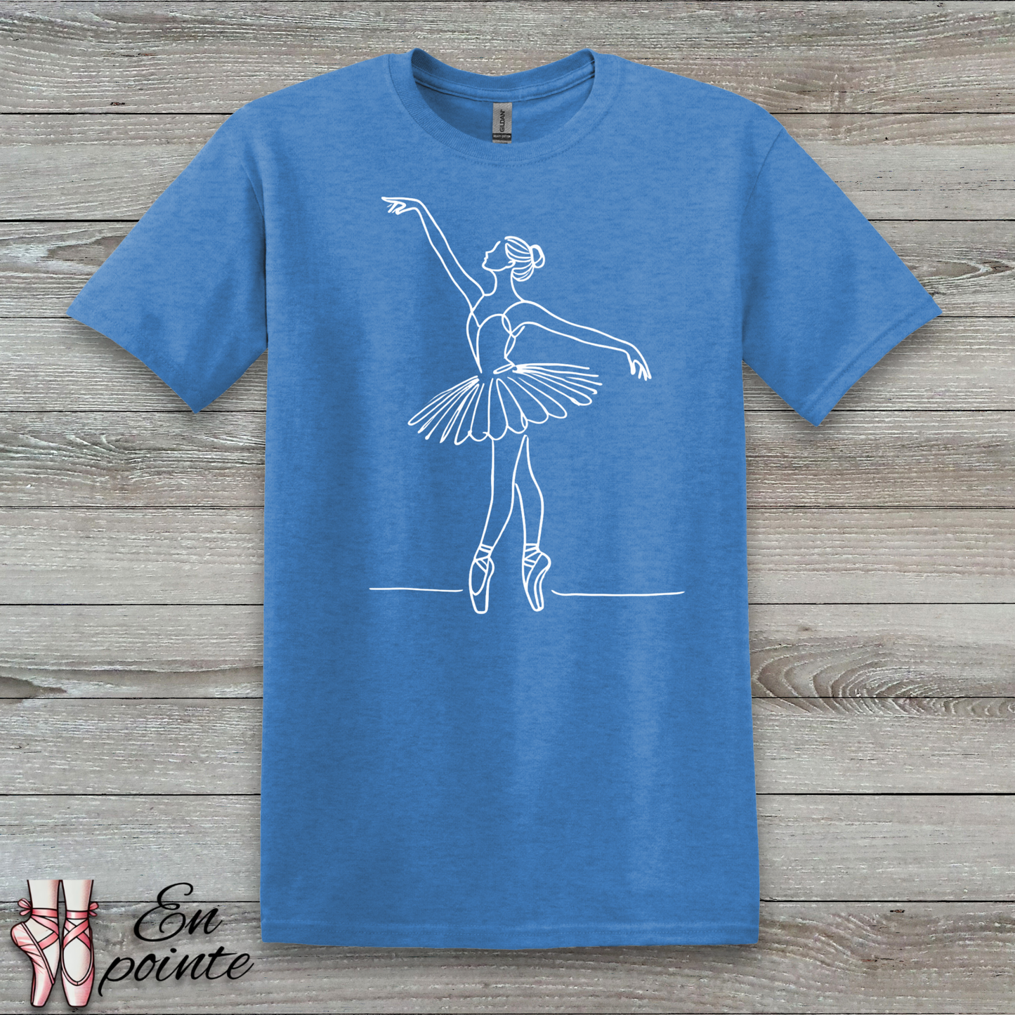 Ballerina One Line Drawing T-Shirt