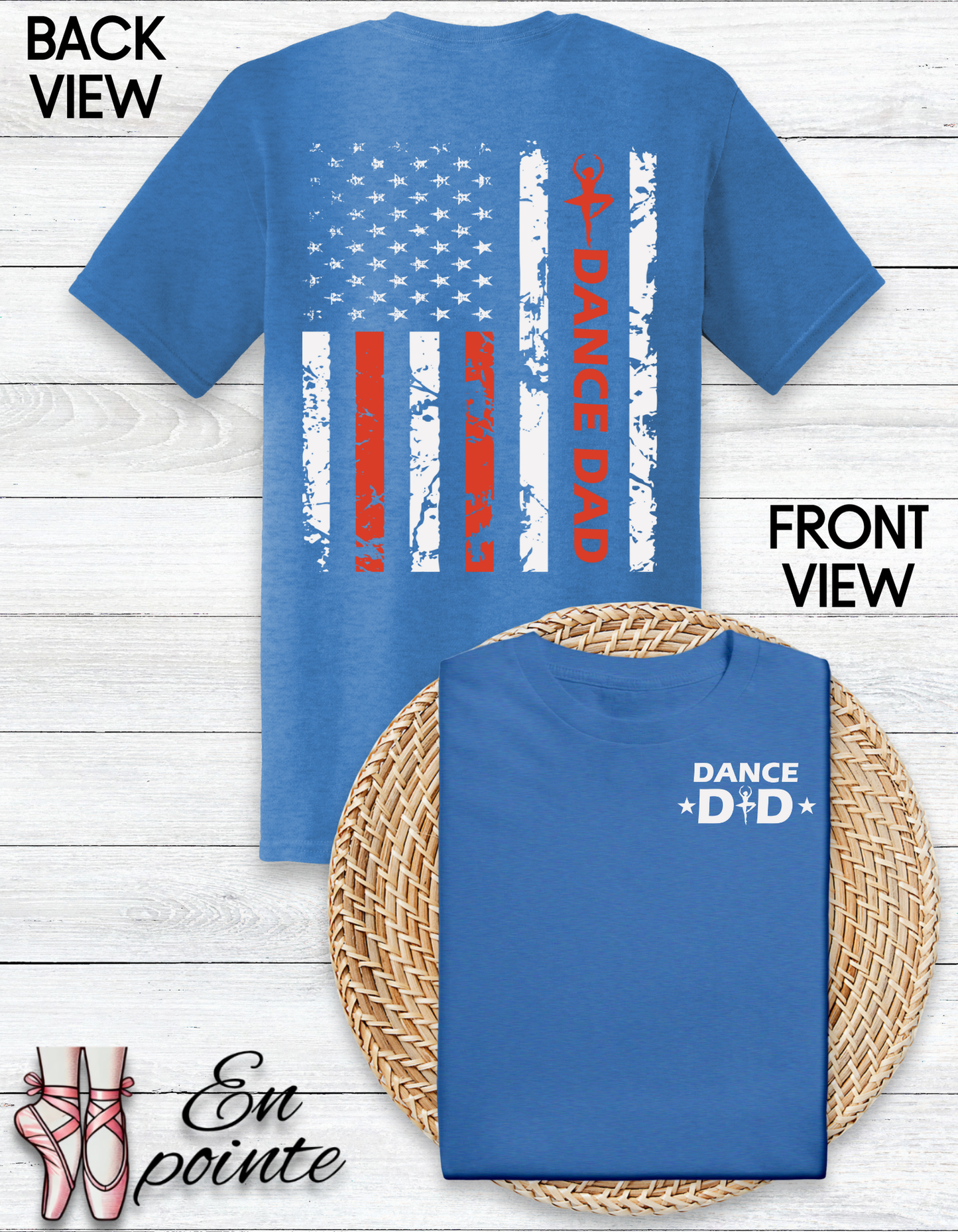 Dance Dad American Flag T-Shirt