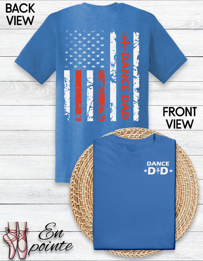 Dance Dad American Flag T-Shirt