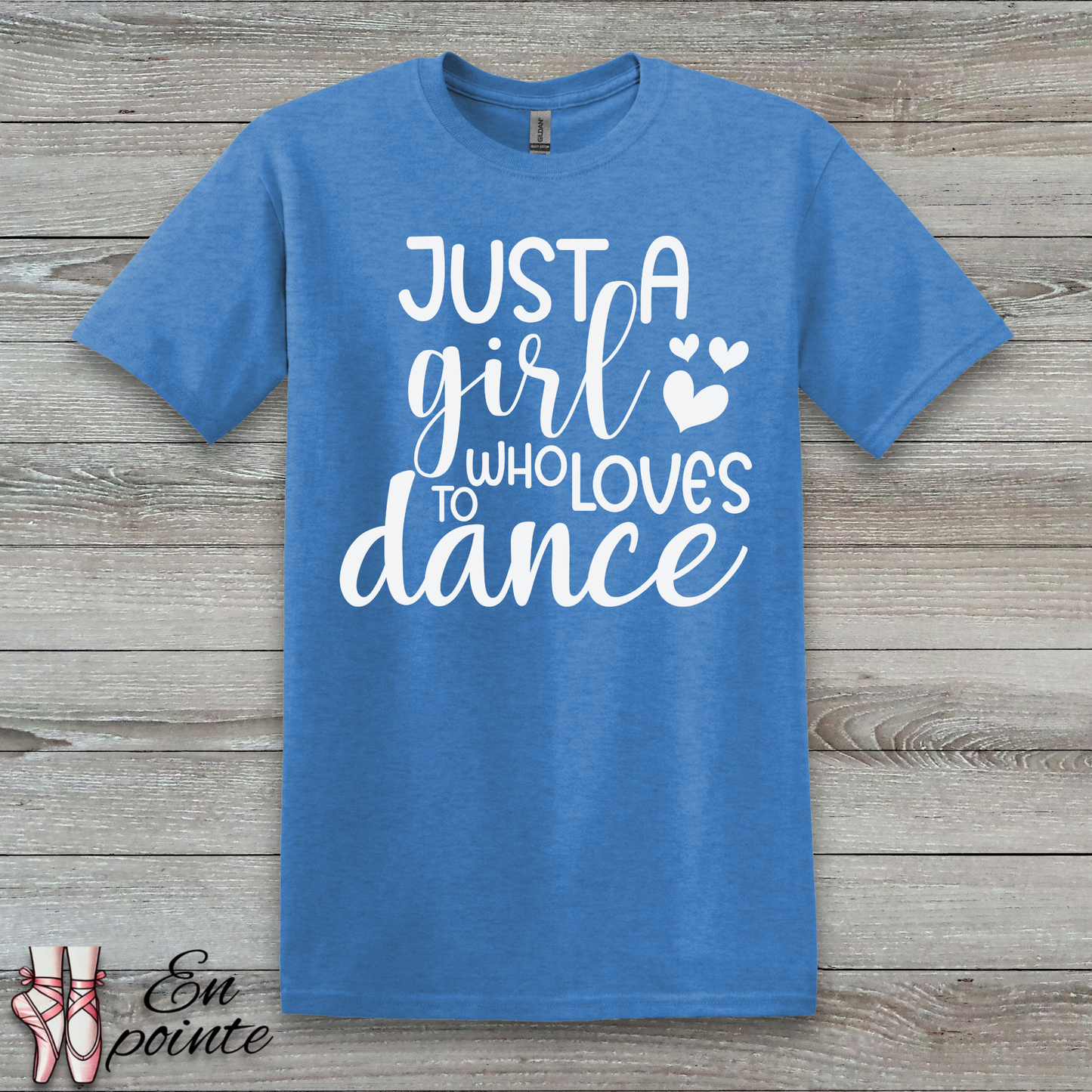 Just A Girl Who Loves To Dance Text T-Shirt