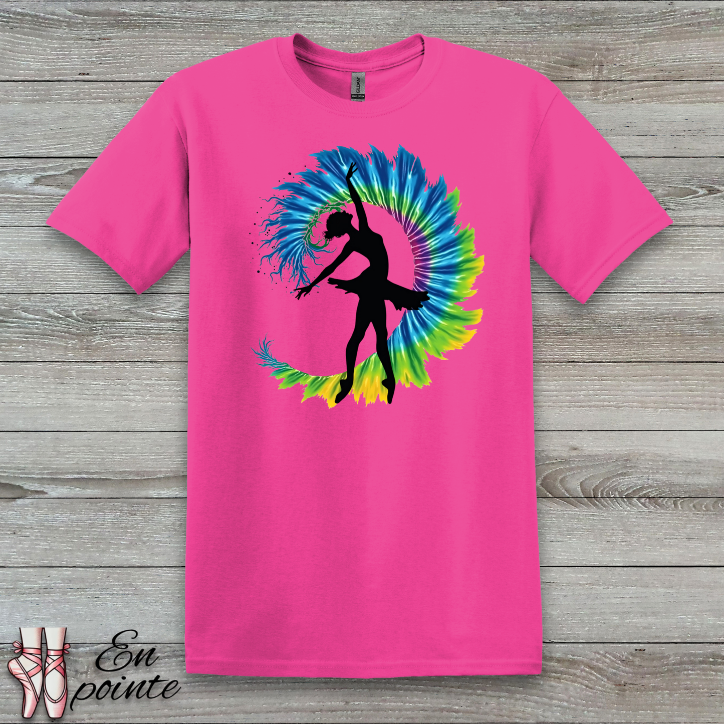 Ballerina Tie Dye Wave T-Shirt