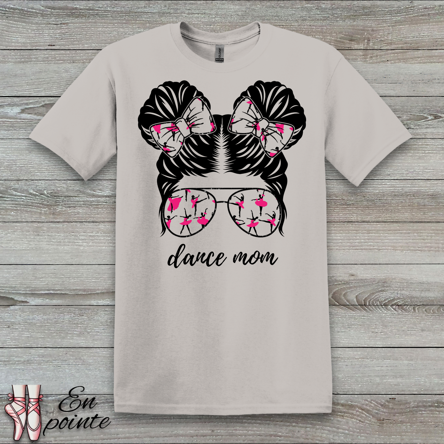 Messy Bun Dance Mom T-Shirt