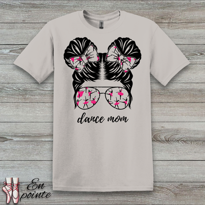 Messy Bun Dance Mom T-Shirt