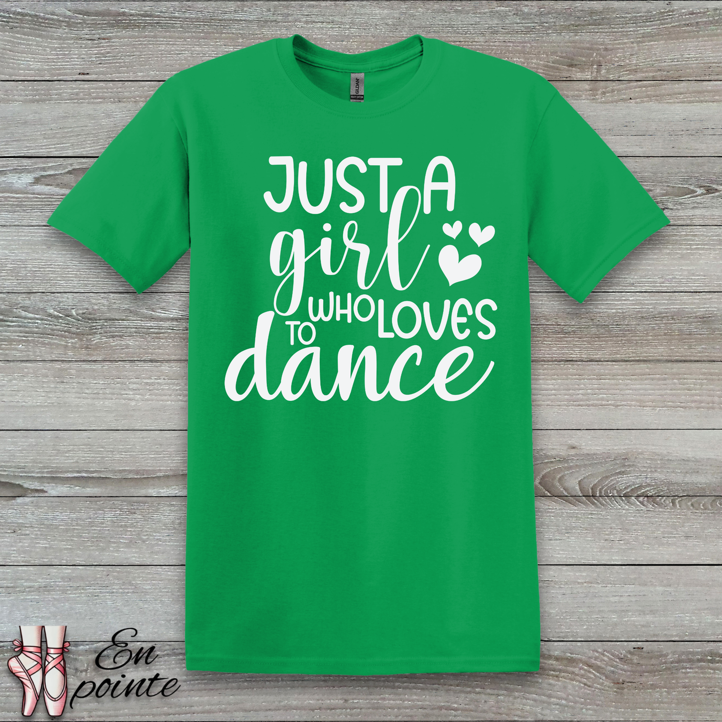 Just A Girl Who Loves To Dance Text T-Shirt