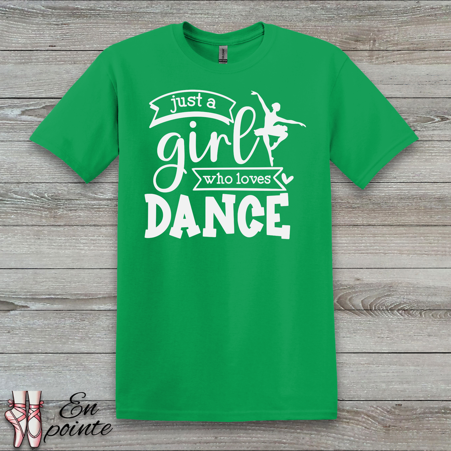 Just a Girl Who Loves Dance Ballerina T-Shirt