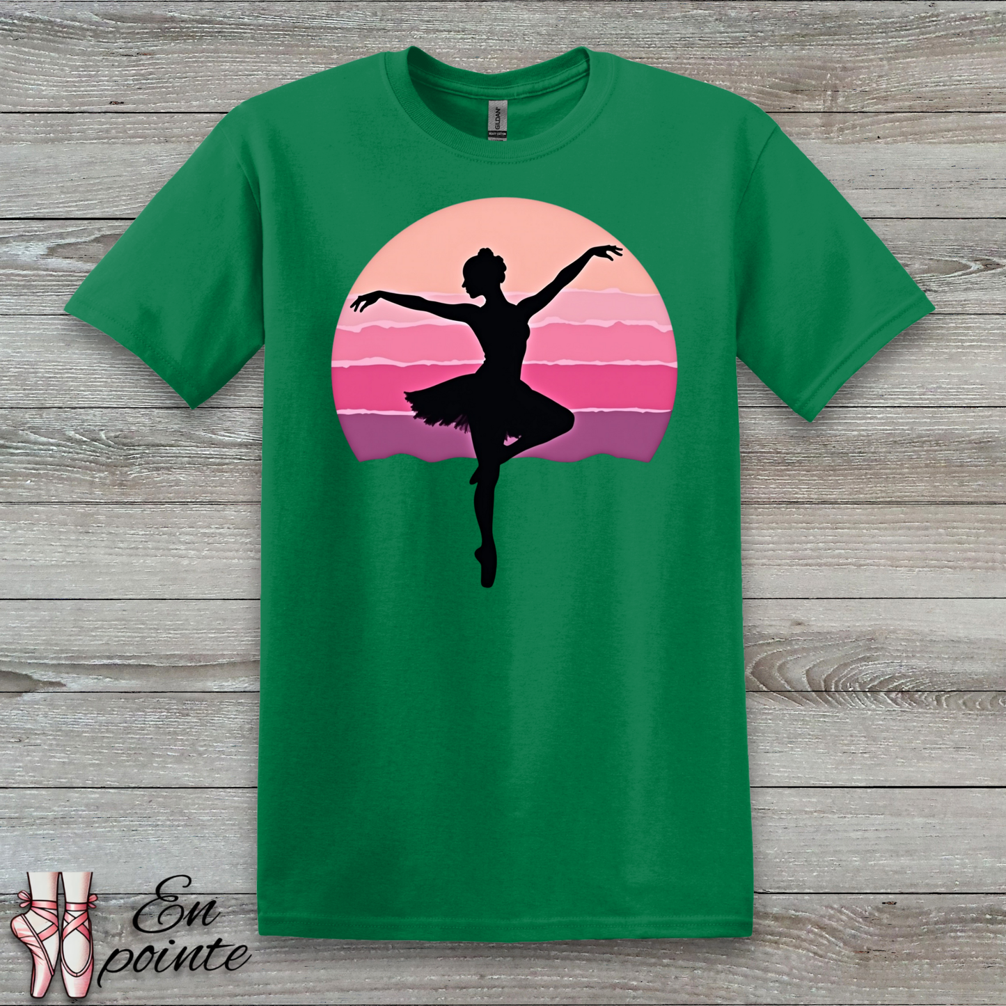 Ballerina Dancing in Sunset T-Shirt
