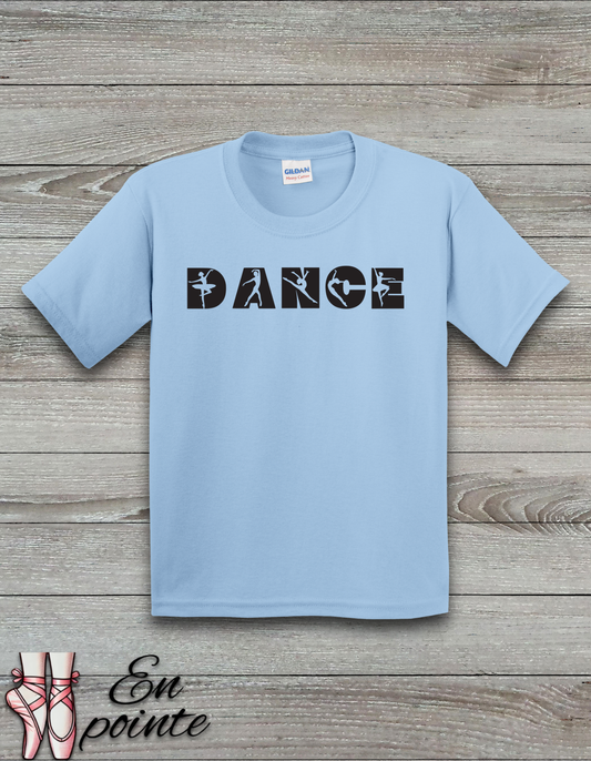 Dance Font Kids T-Shirt