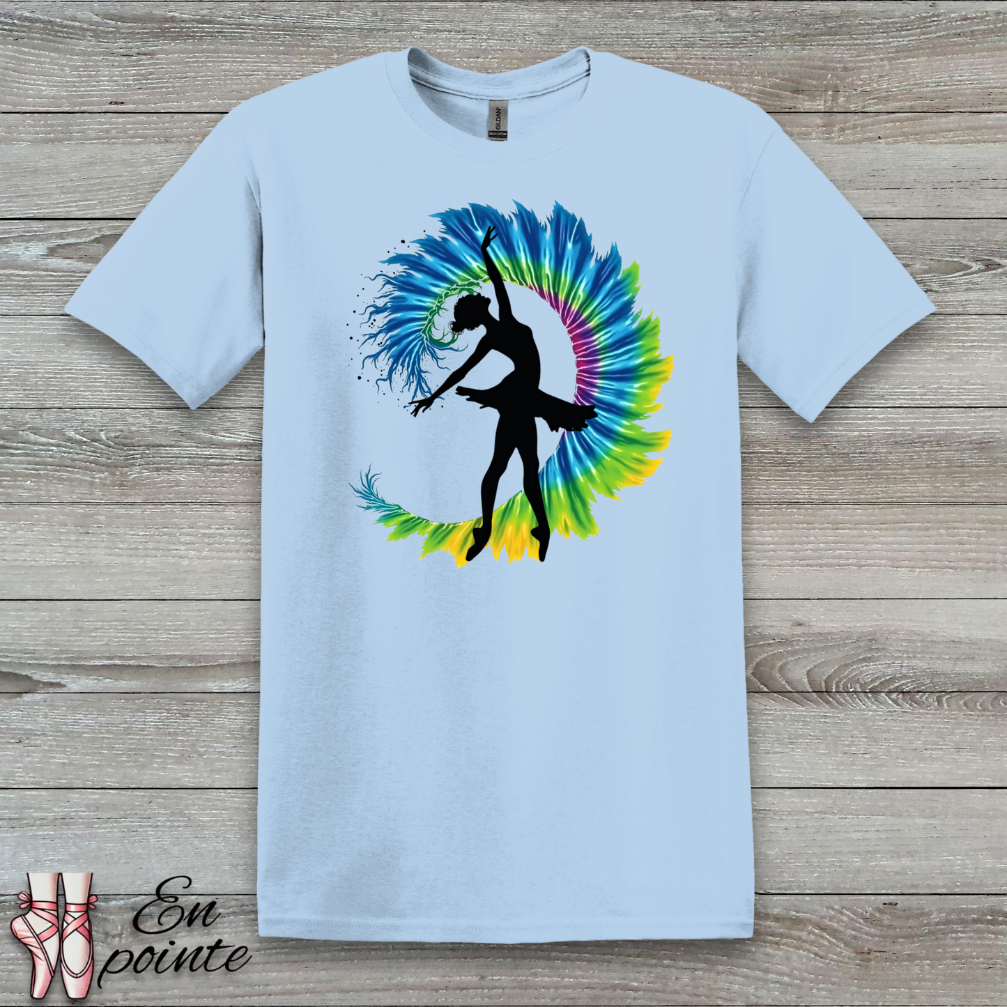 Ballerina Tie Dye Wave T-Shirt