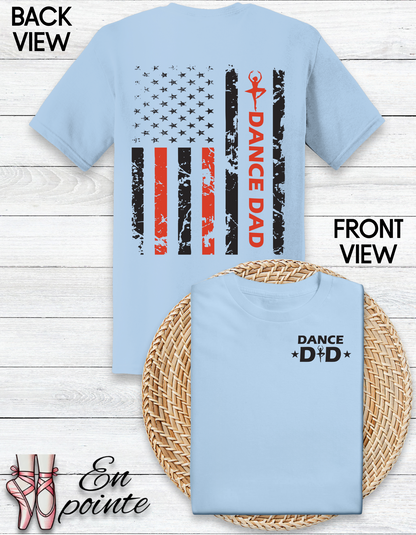 Dance Dad American Flag T-Shirt