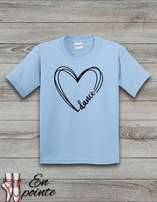 Dance Heart Kids T-Shirt