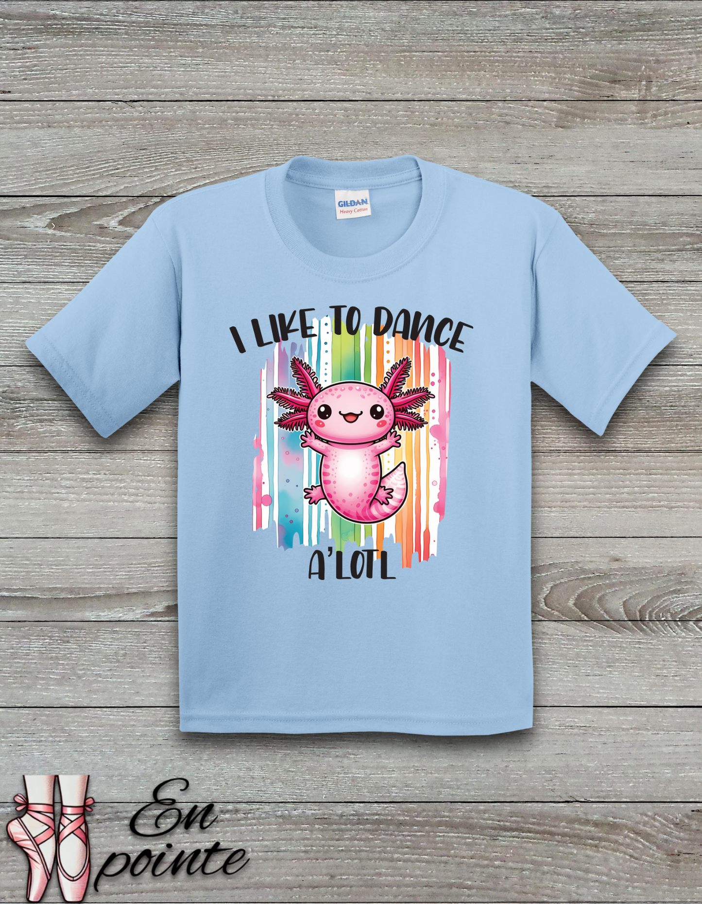I Like to Dance A'Lotl Kids T-Shirt