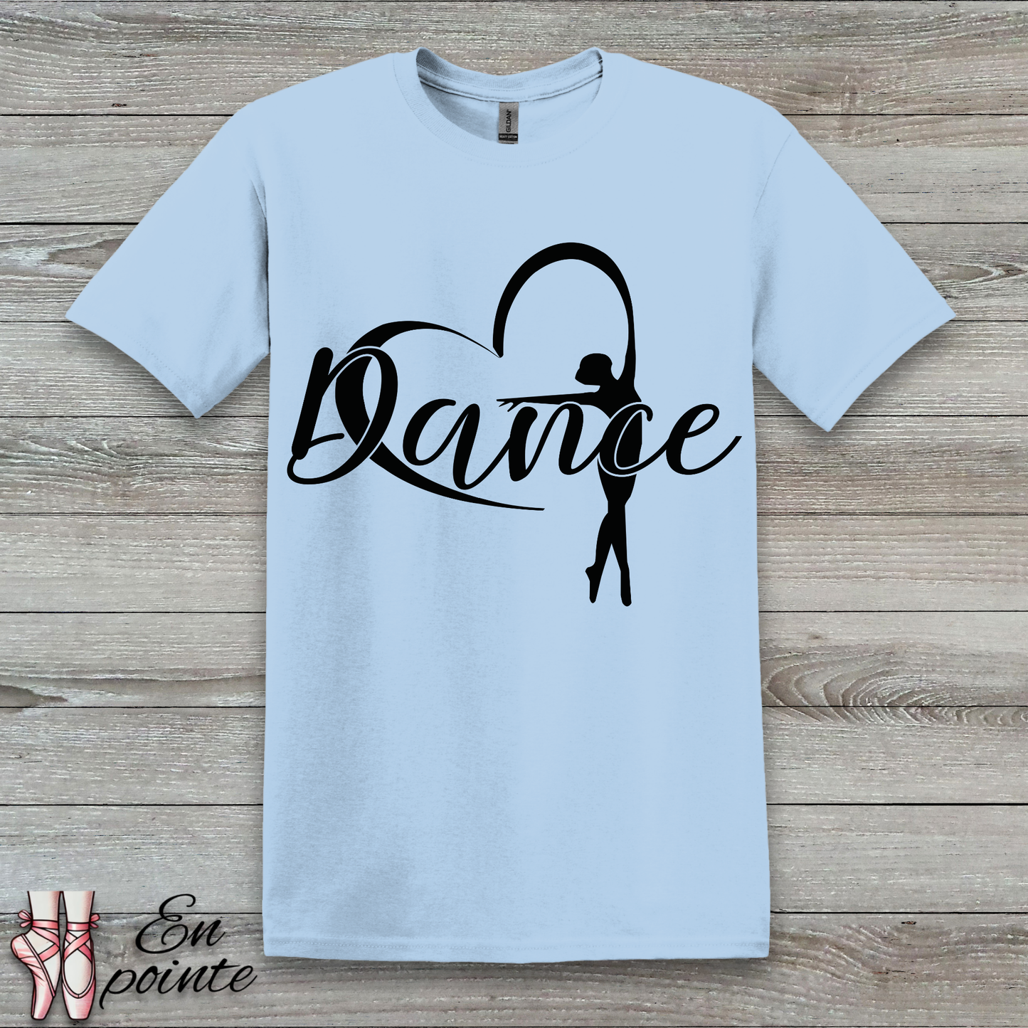 Ballerina w/ Ribbon Heart T-Shirt