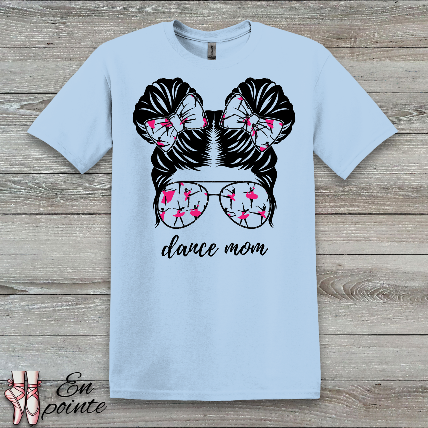 Messy Bun Dance Mom T-Shirt