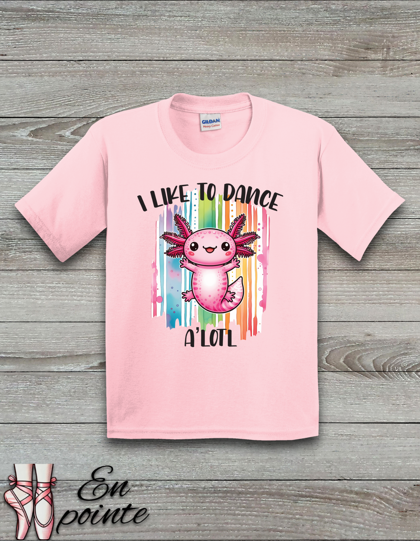 I Like to Dance A'Lotl Kids T-Shirt