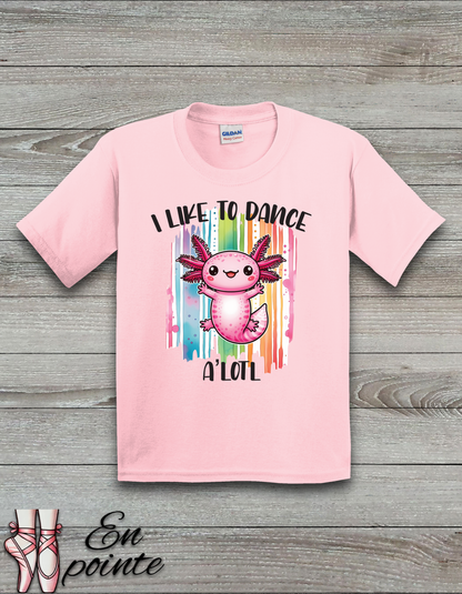 I Like to Dance A'Lotl Kids T-Shirt