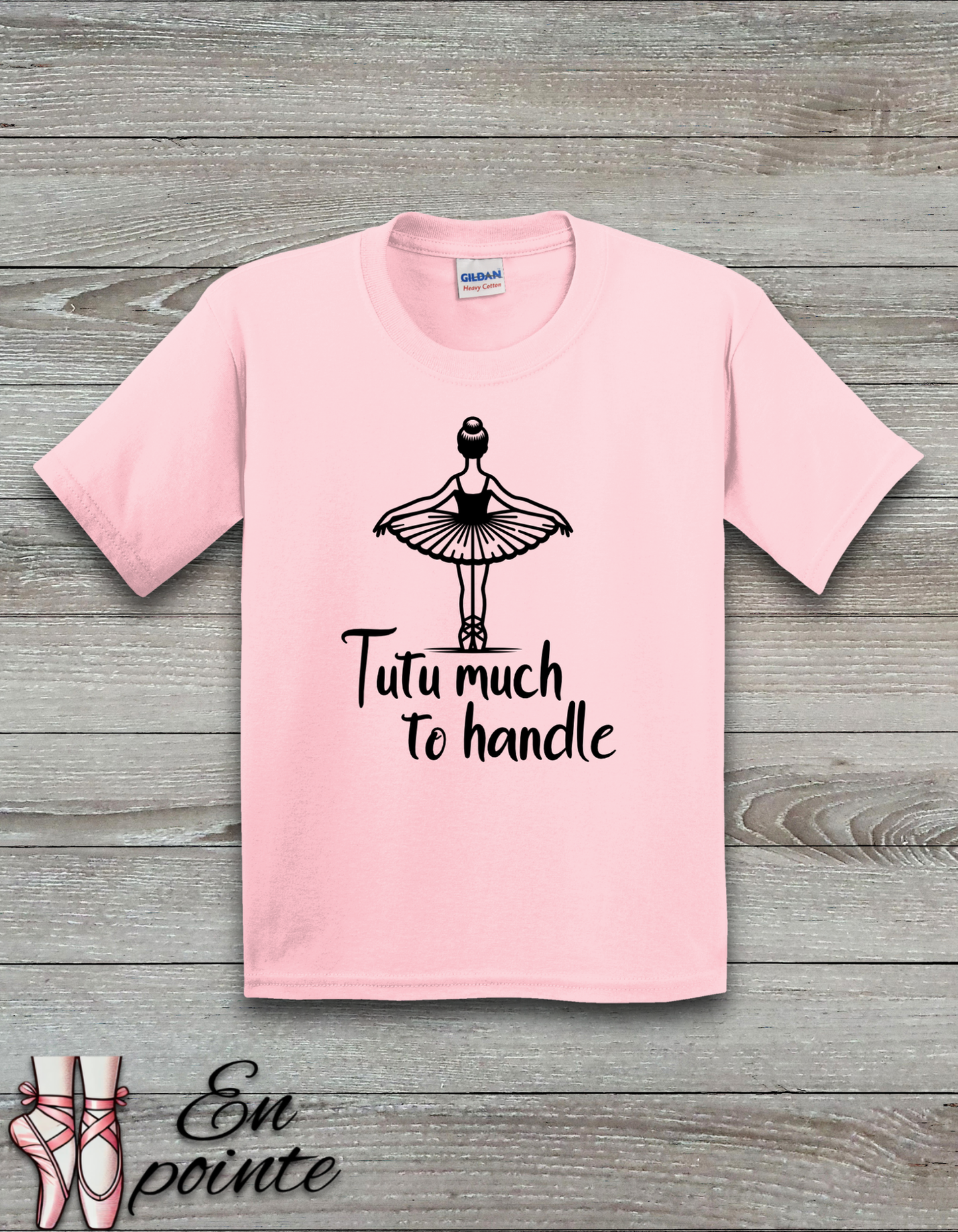 Tutu Much To Handle Kids T-Shirt