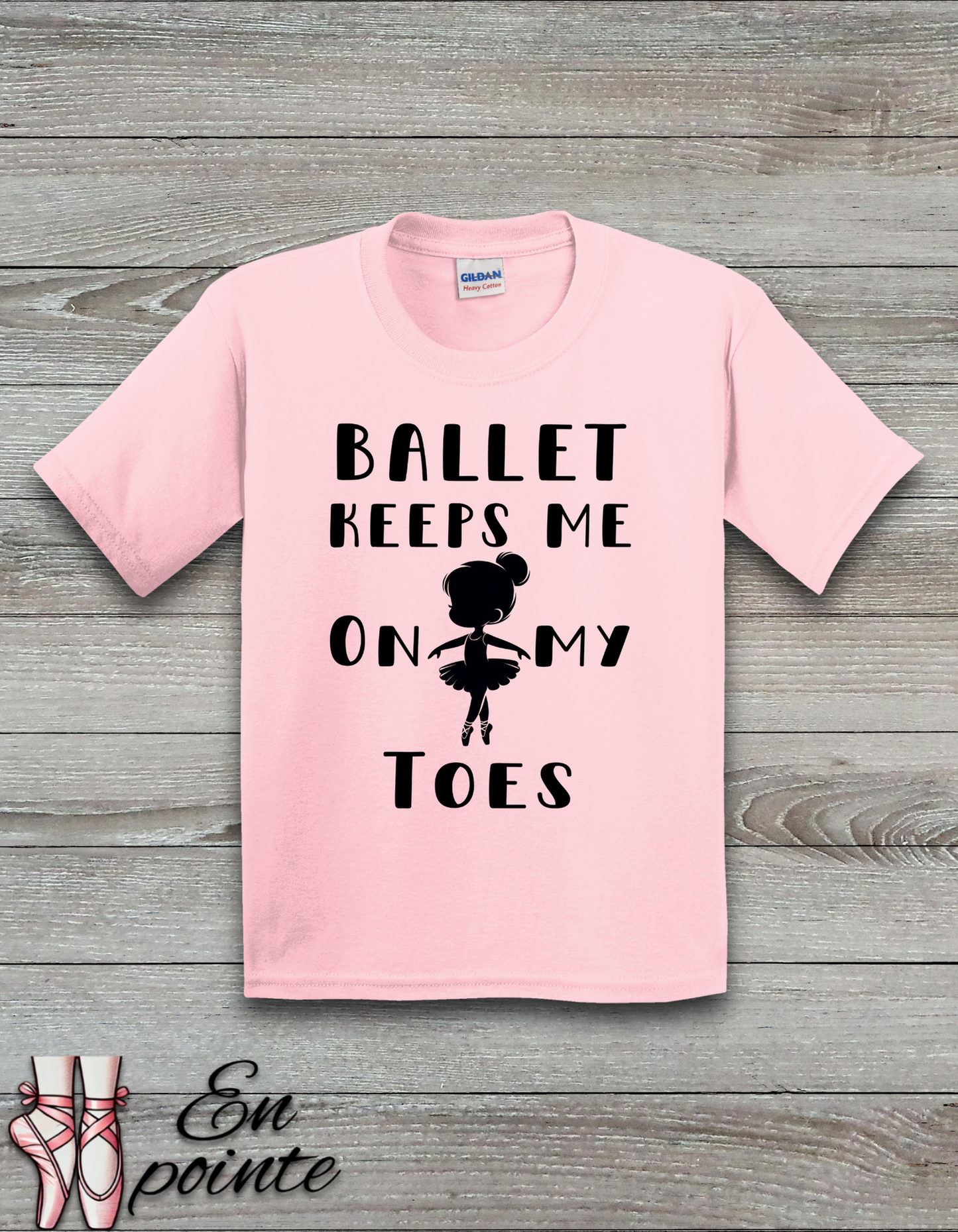 Ballet Keeps Me On My Toes Kids T-Shirt