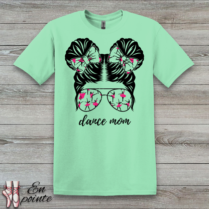 Messy Bun Dance Mom T-Shirt