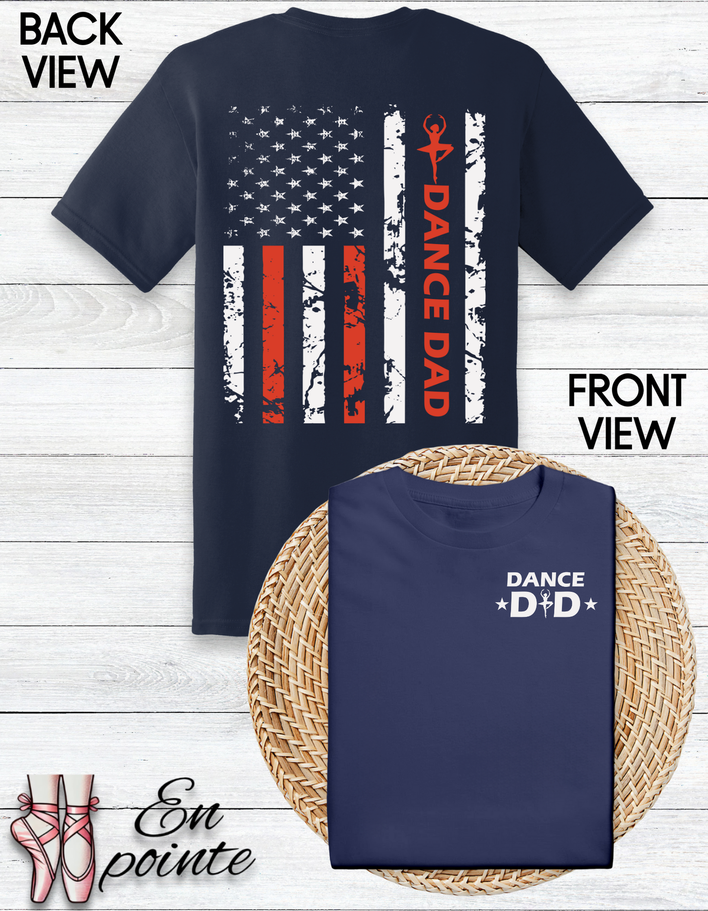 Dance Dad American Flag T-Shirt
