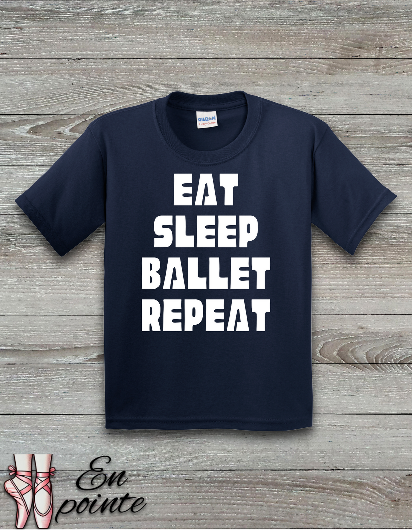 Eat Sleep Ballet Repeat Kids T-Shirt