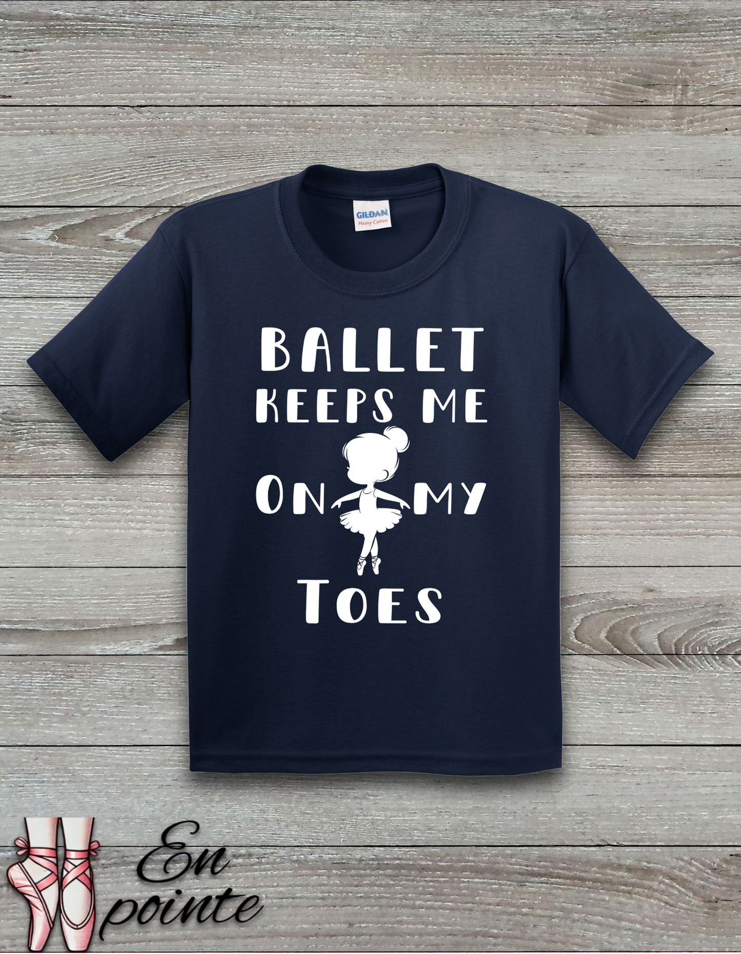 Ballet Keeps Me On My Toes Kids T-Shirt