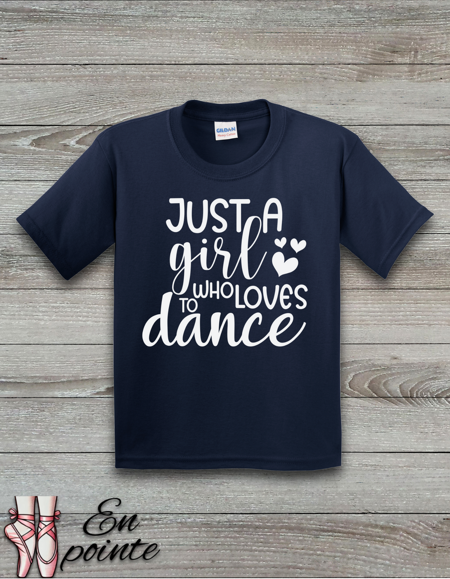 Just A Girl Who Loves To Dance Text Kids T-Shirt