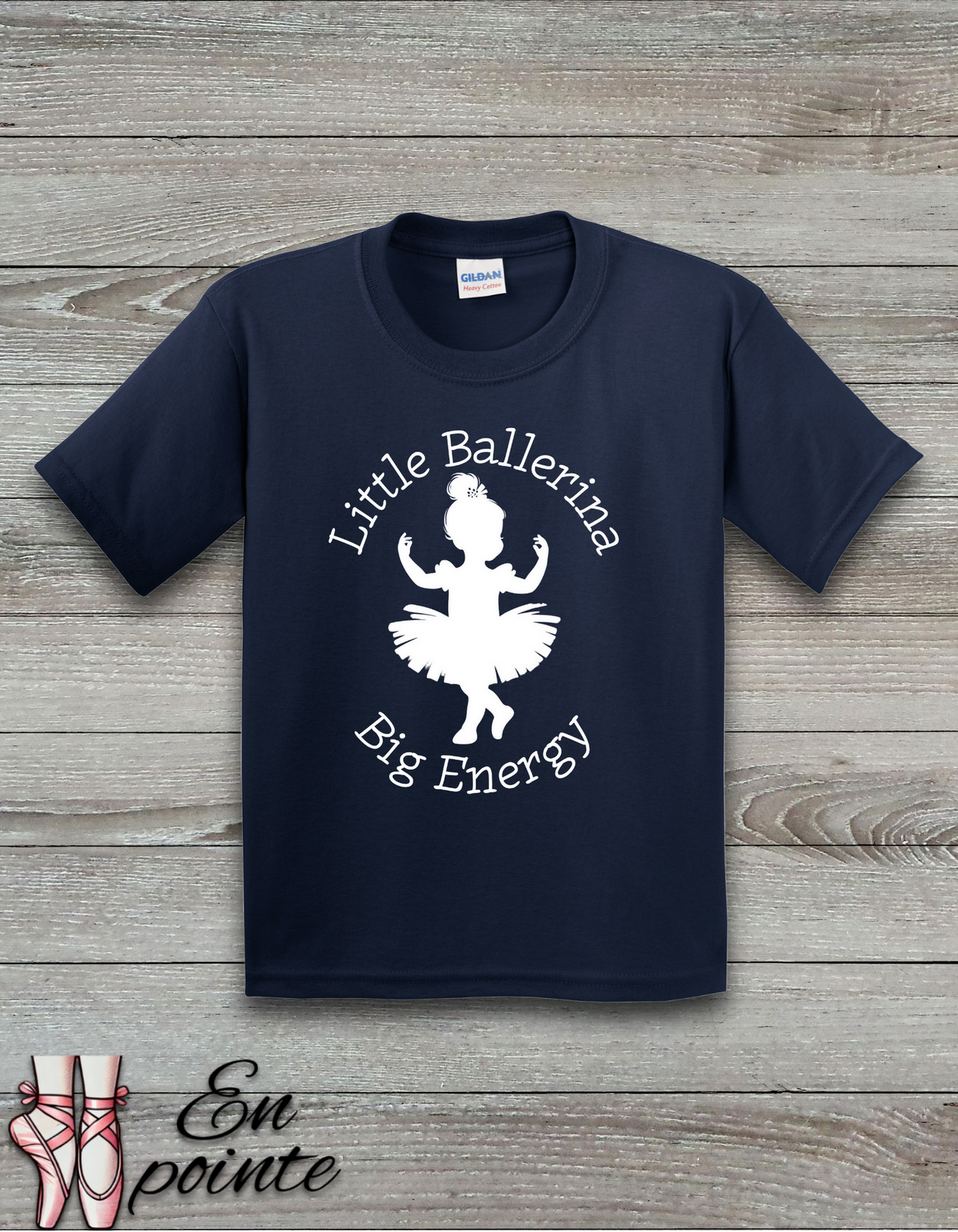 Little Ballerina Big Energy Kids T-Shirt