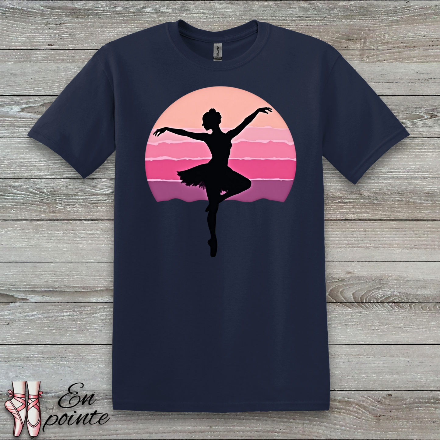 Ballerina Dancing in Sunset T-Shirt