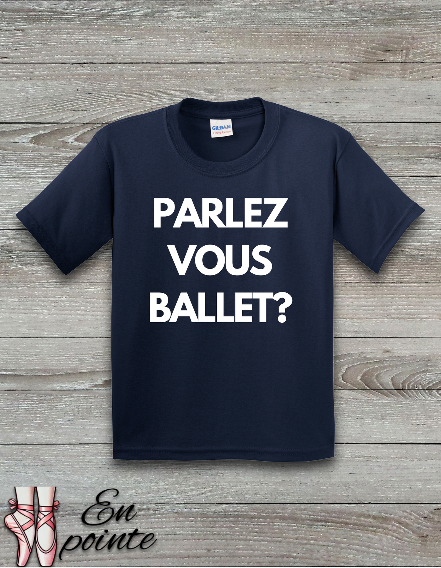Parlez Vous Ballet? Kids T-Shirt