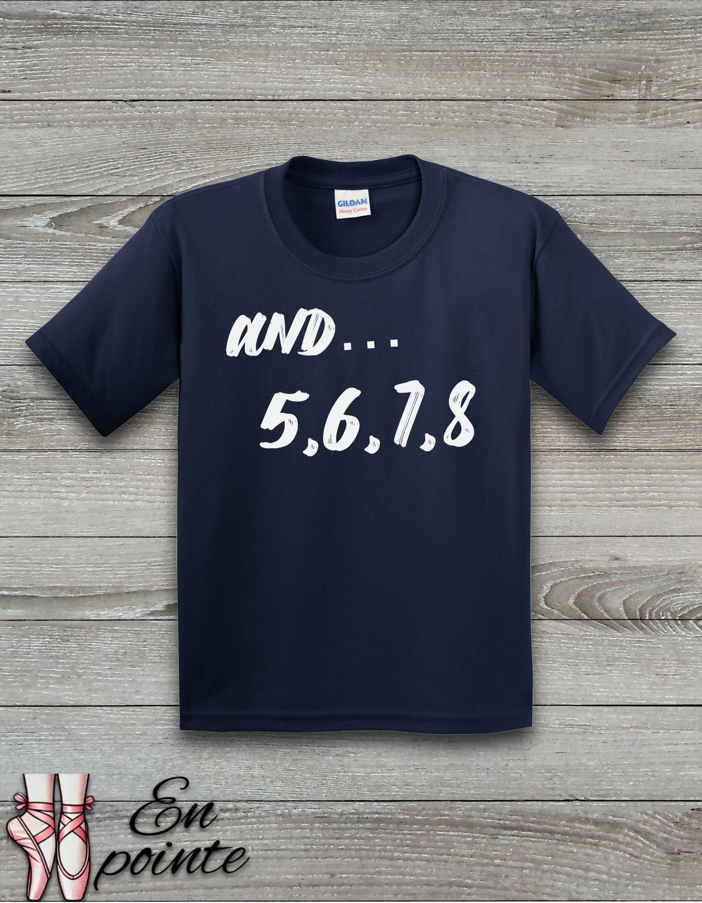 And 5, 6, 7, 8 - Dance Count Kids T-Shirt