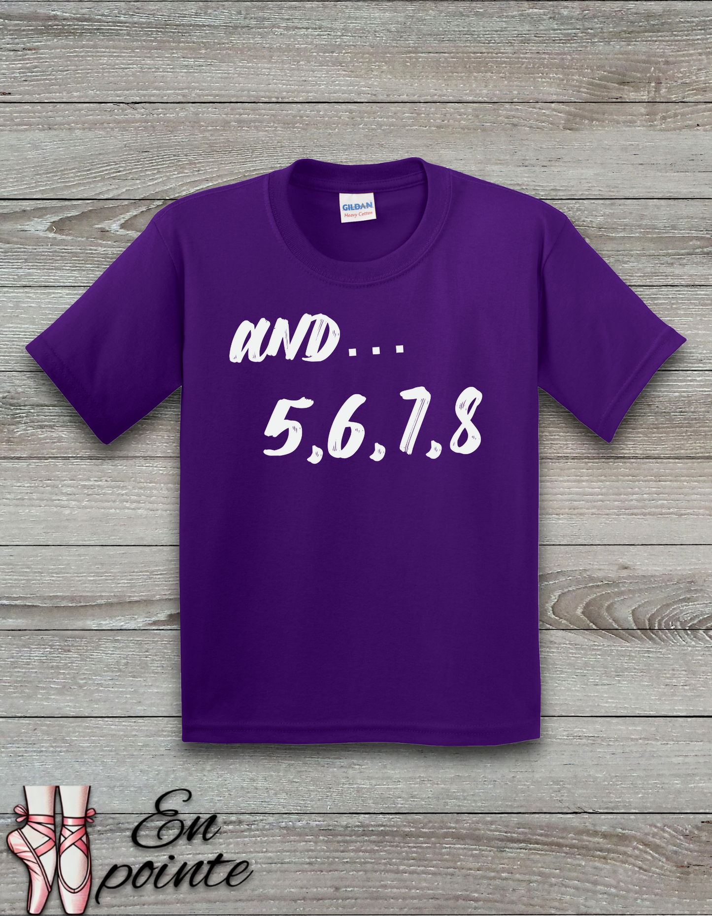 And 5, 6, 7, 8 - Dance Count Kids T-Shirt