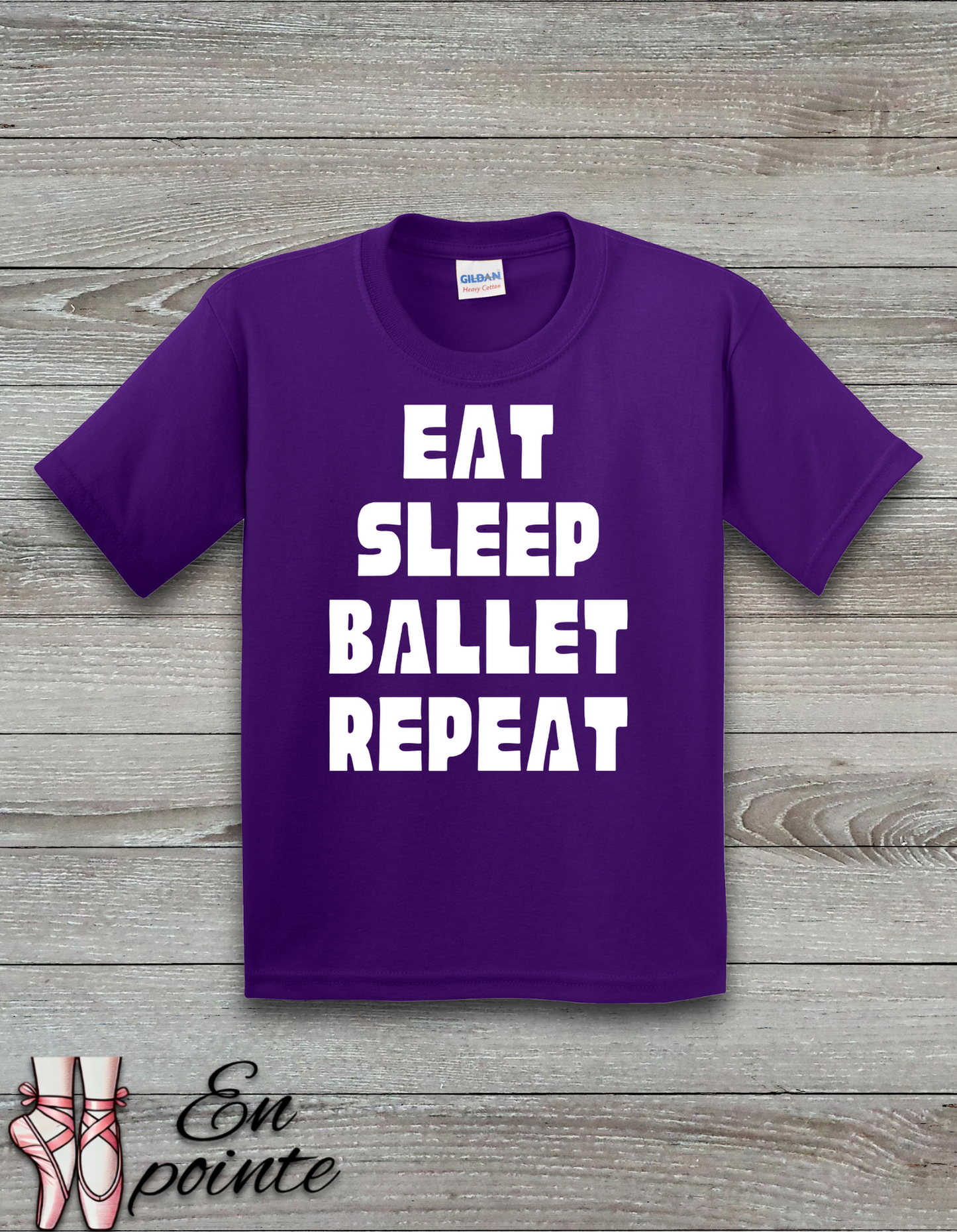 Eat Sleep Ballet Repeat Kids T-Shirt
