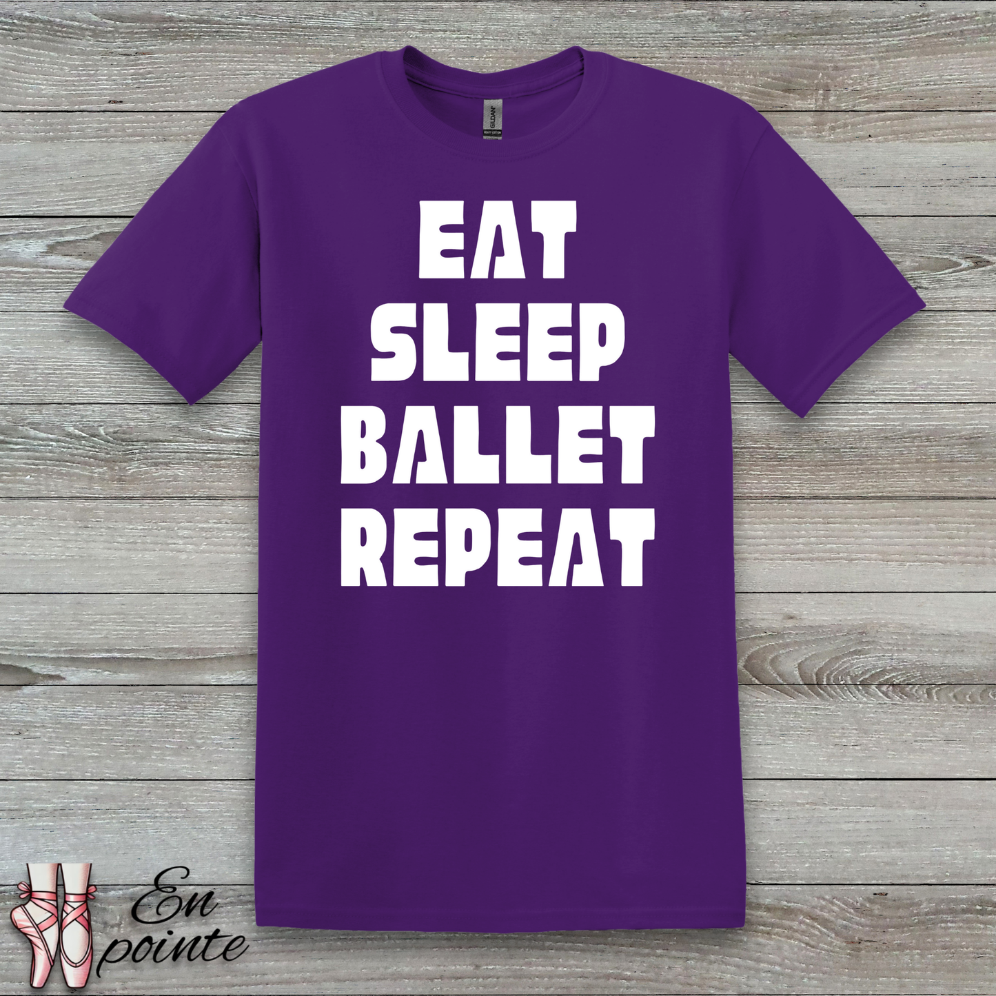 Eat Sleep Ballet Repeat Women Adult T-Shirt