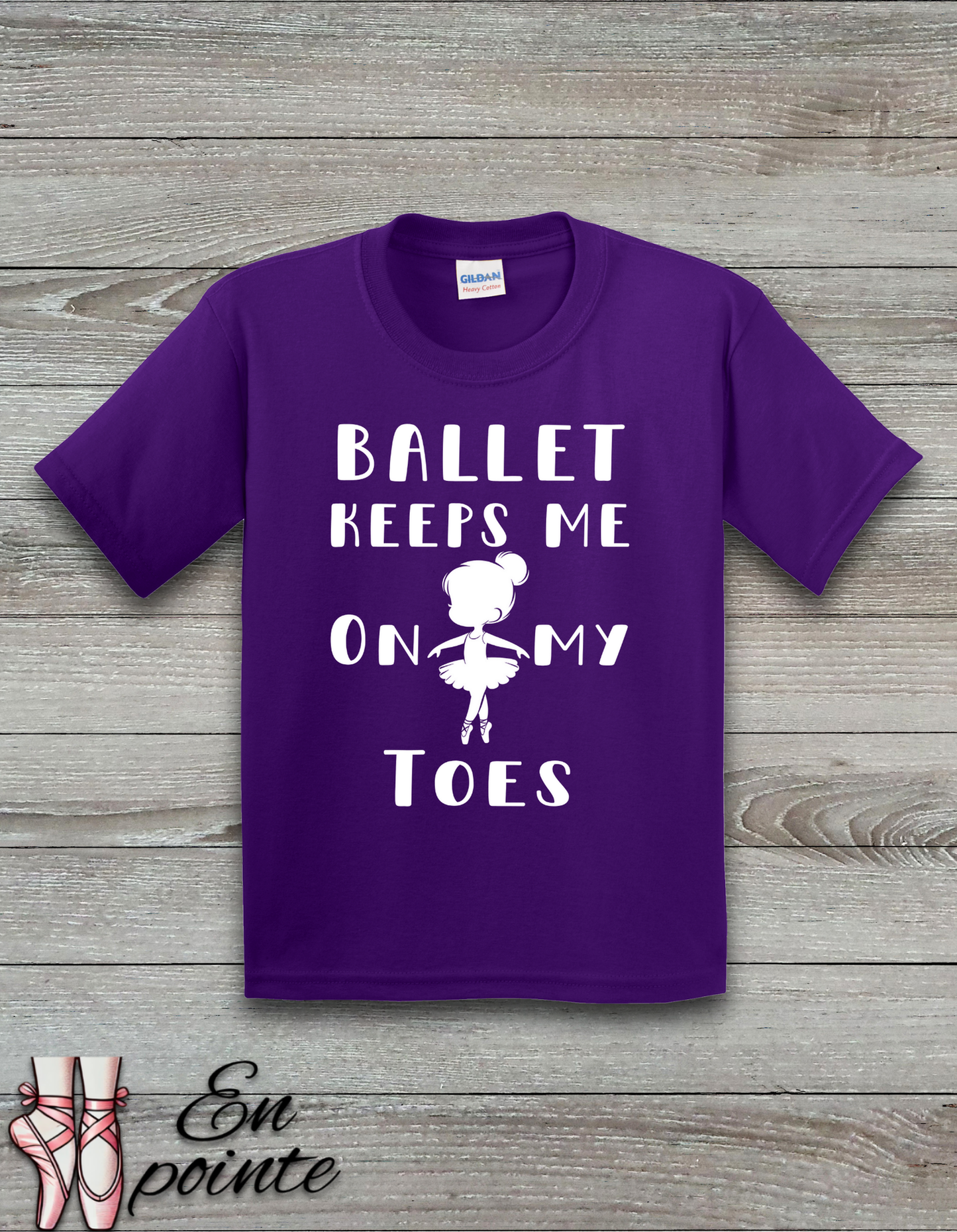 Ballet Keeps Me On My Toes Kids T-Shirt