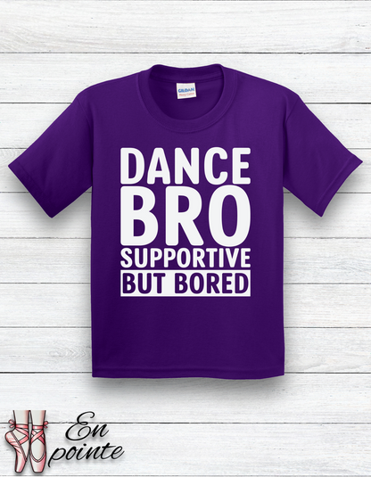 Dance Bro Supportive But Bored Kids T-Shirt