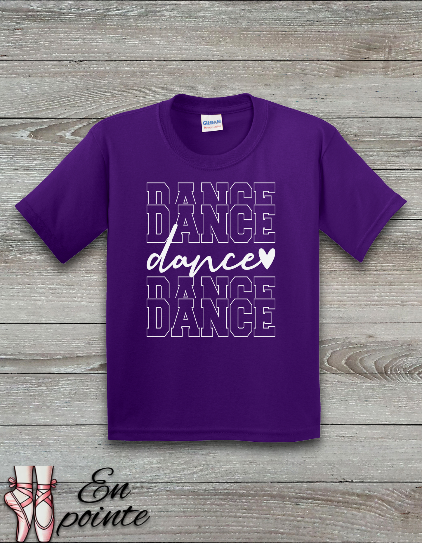 Stacked Dance Font Kids T-Shirt