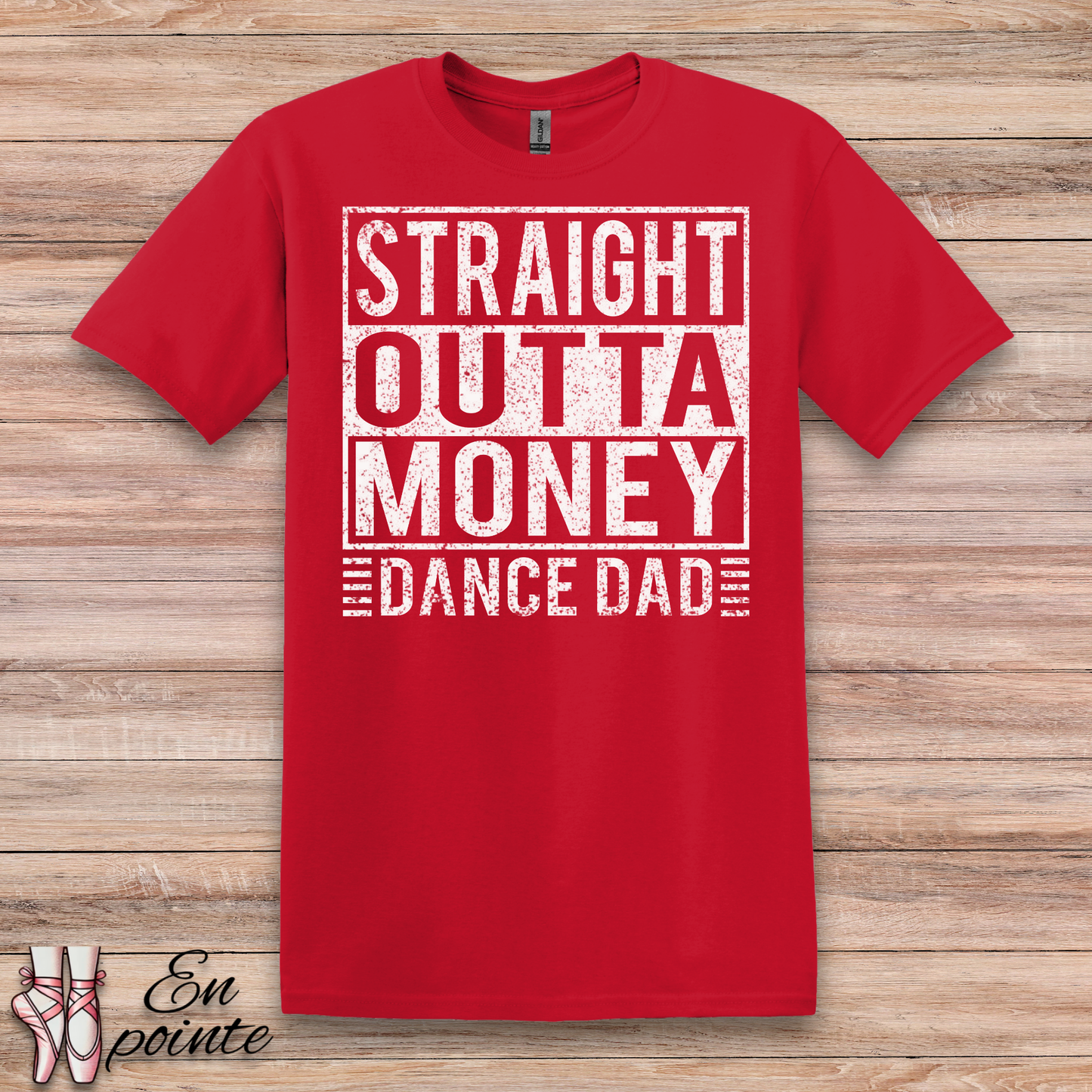 Straight Outta Money Dance Dad T-Shirt