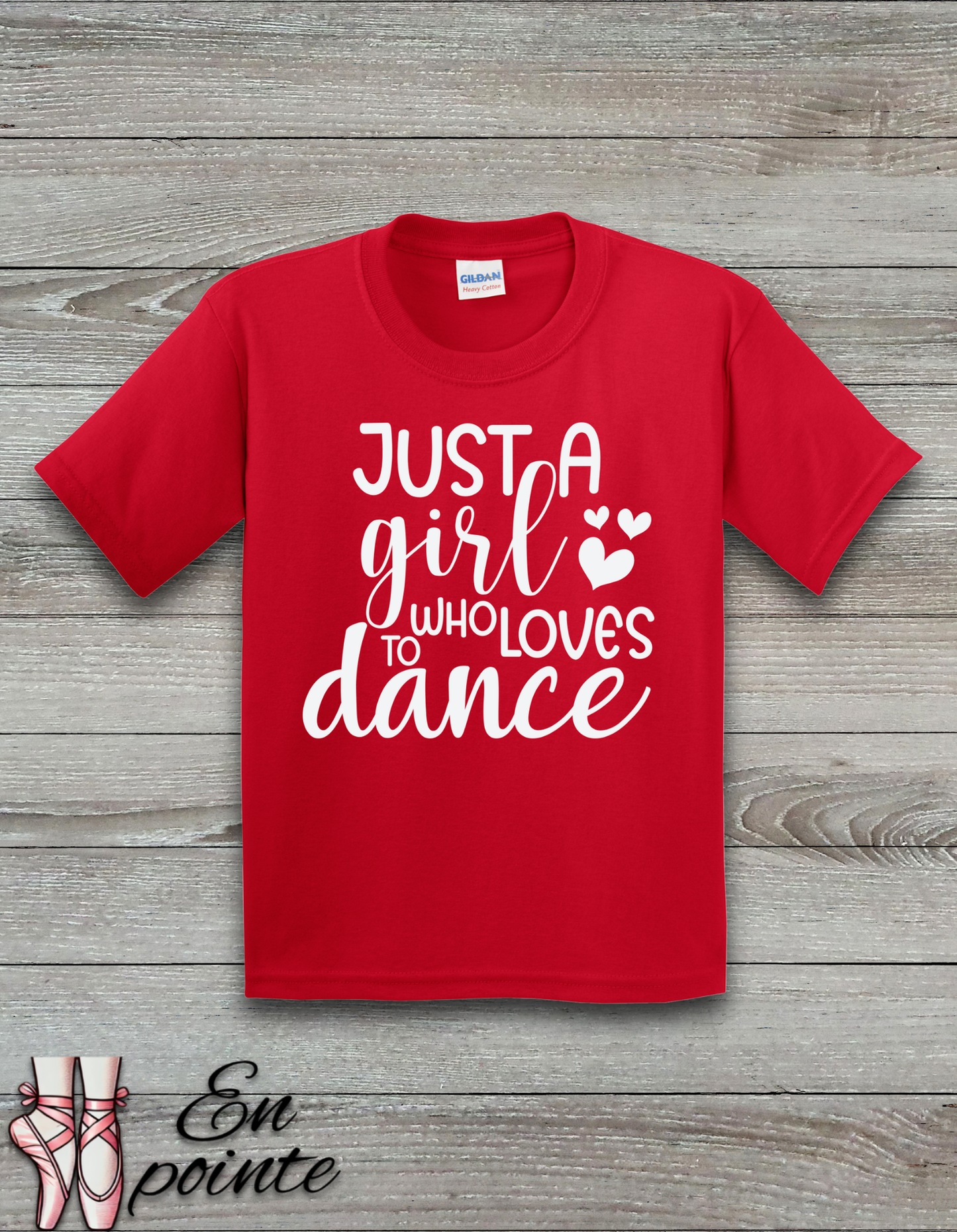 Just A Girl Who Loves To Dance Text Kids T-Shirt