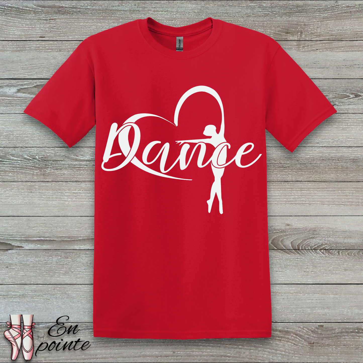 Ballerina w/ Ribbon Heart T-Shirt