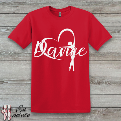 Ballerina w/ Ribbon Heart T-Shirt