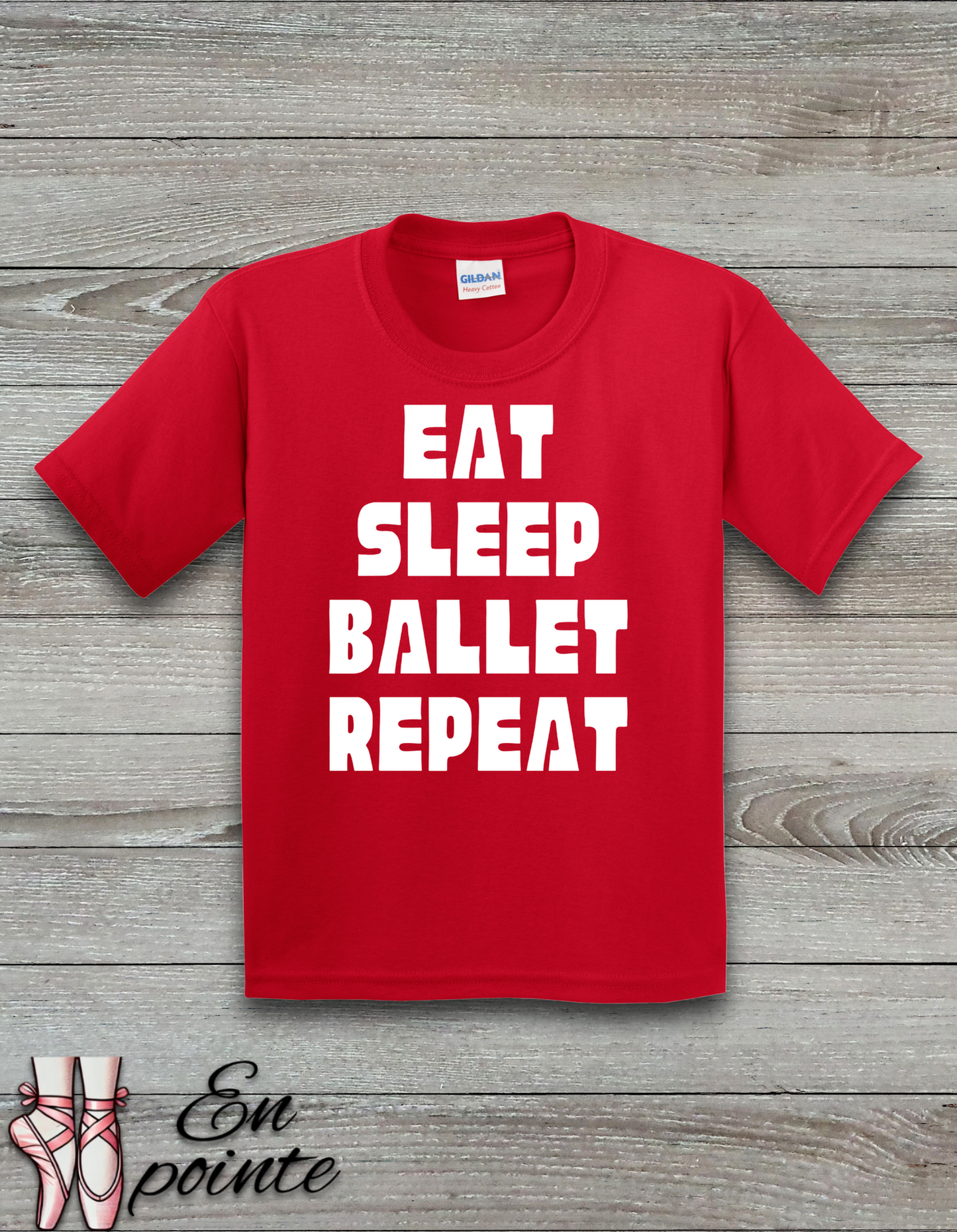 Eat Sleep Ballet Repeat Kids T-Shirt