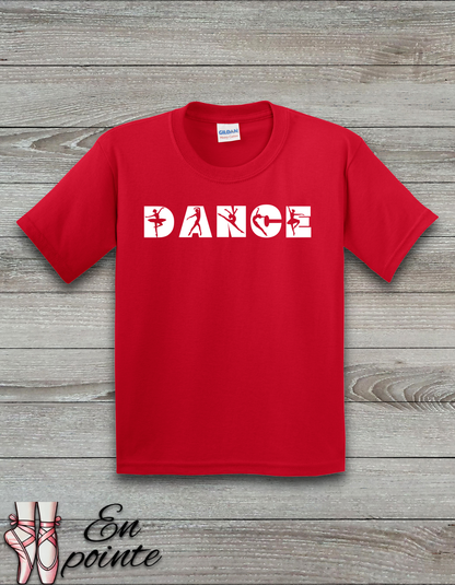 Dance Font Kids T-Shirt