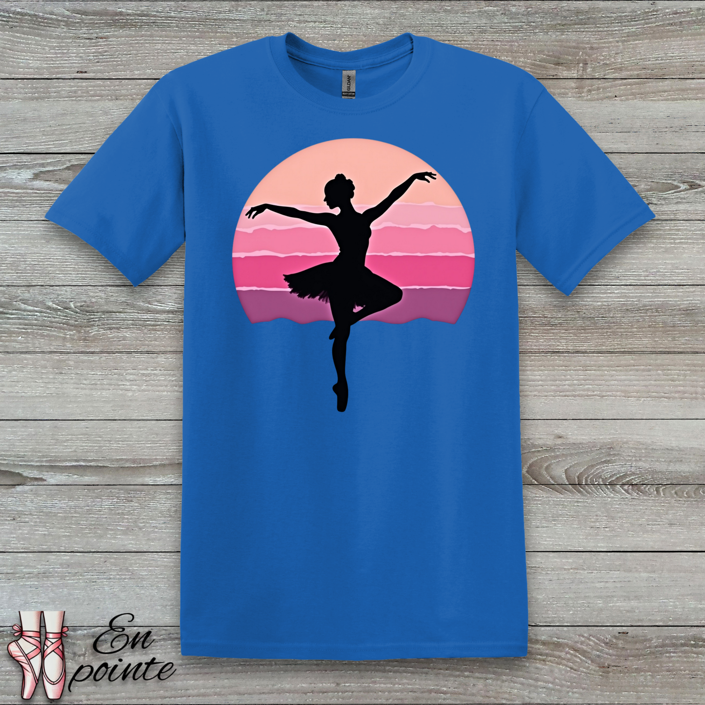 Ballerina Dancing in Sunset T-Shirt