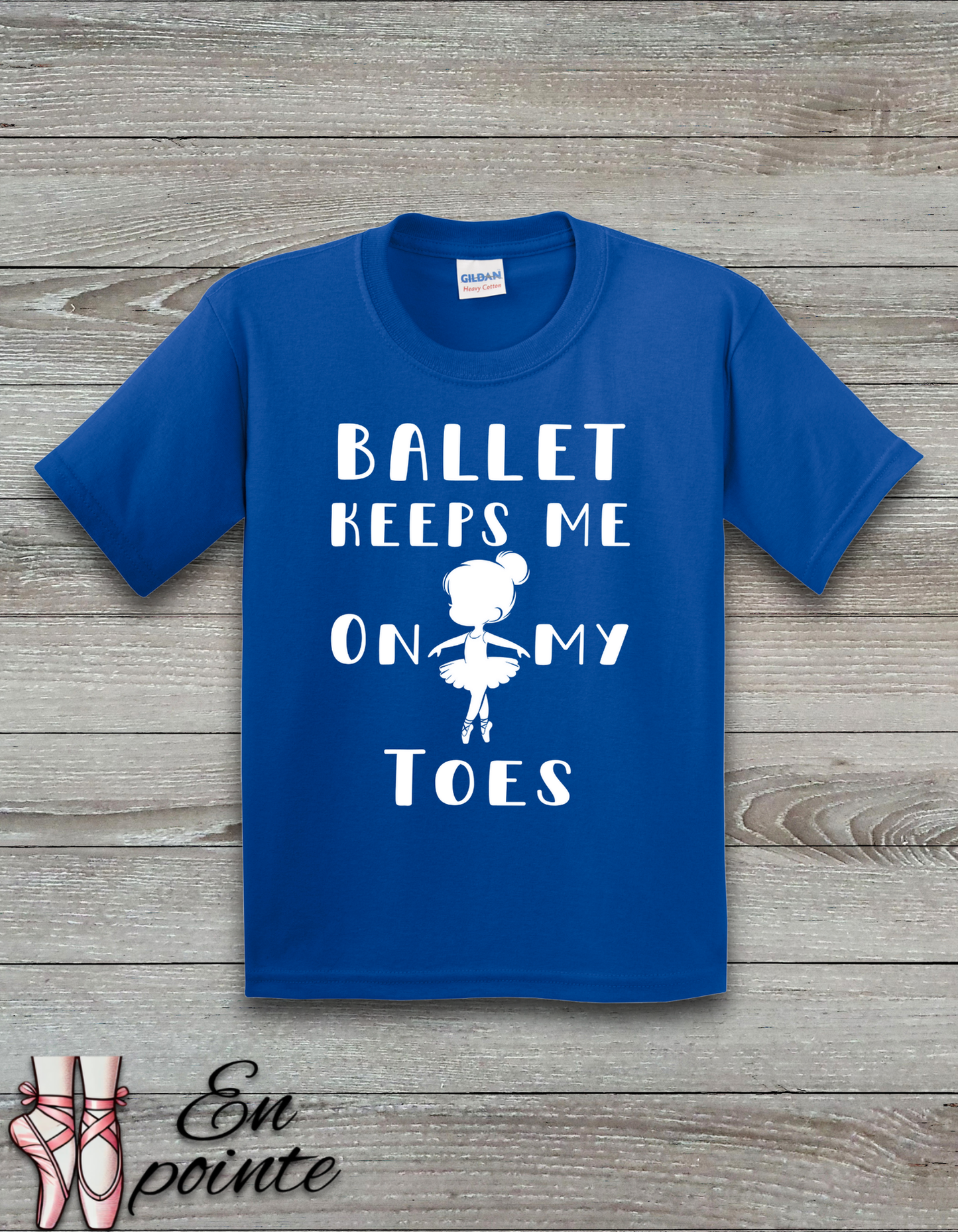 Ballet Keeps Me On My Toes Kids T-Shirt