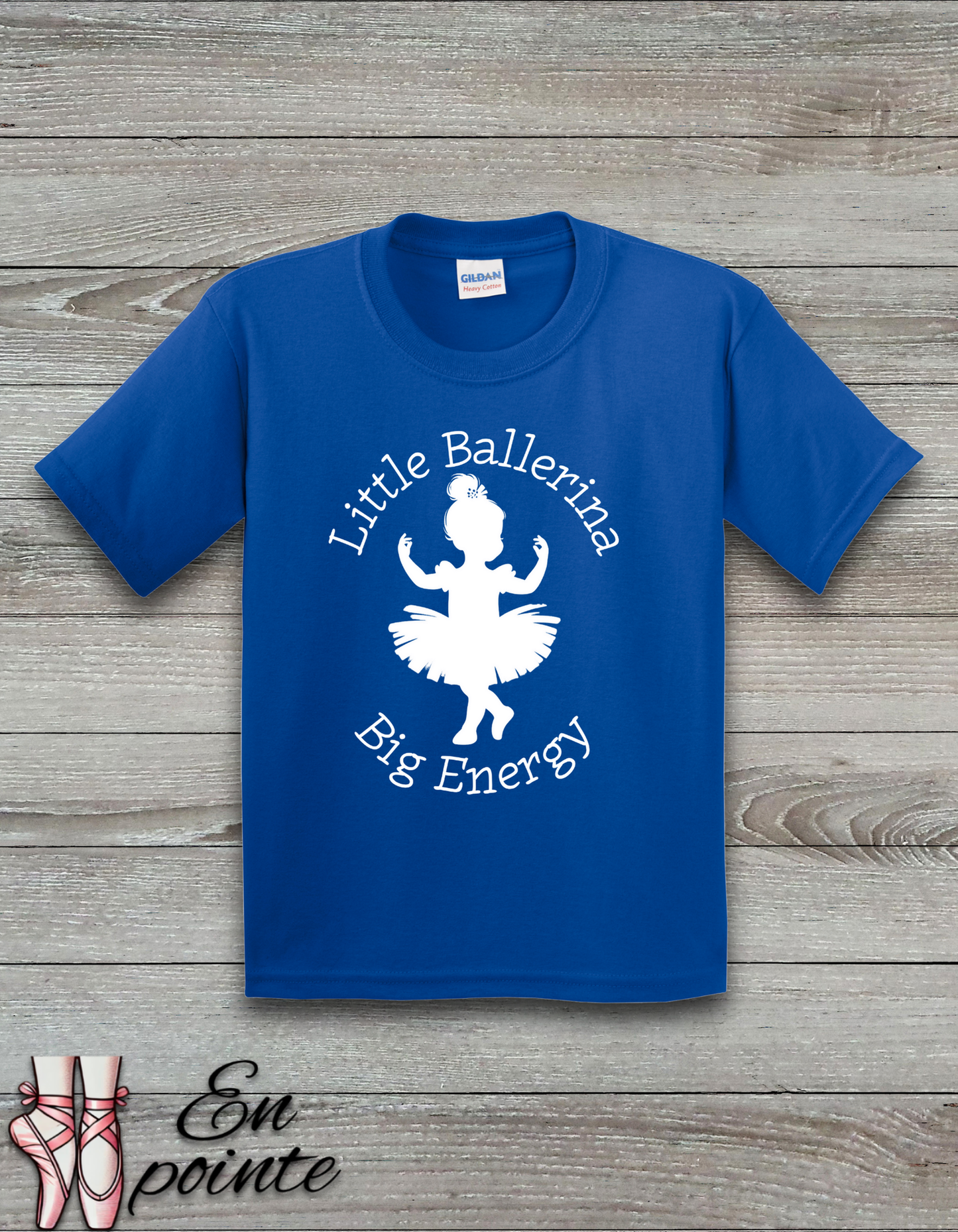 Little Ballerina Big Energy Kids T-Shirt