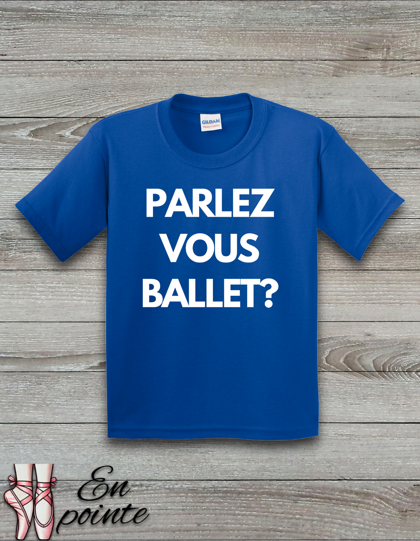 Parlez Vous Ballet? Kids T-Shirt