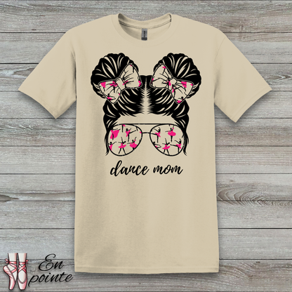 Messy Bun Dance Mom T-Shirt