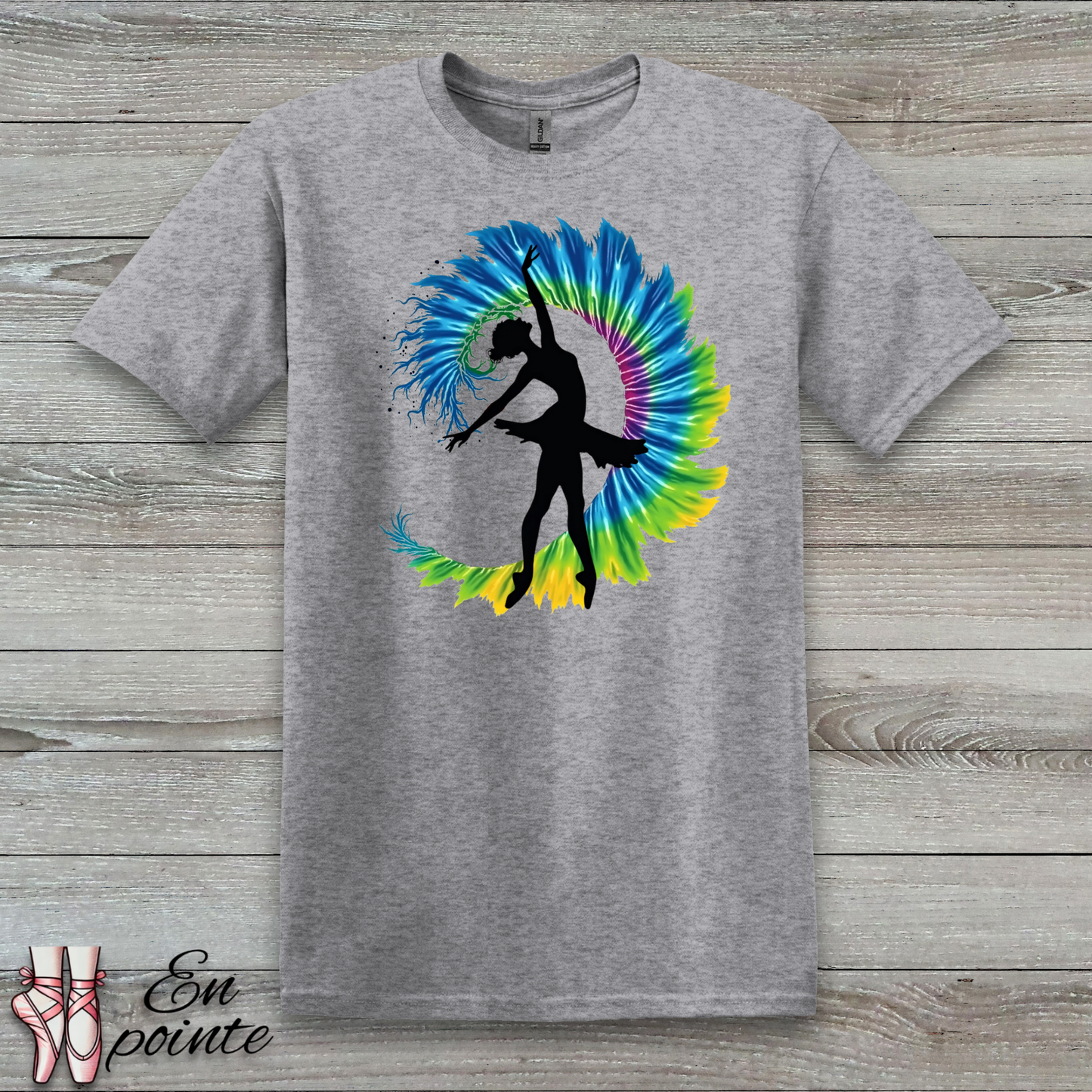 Ballerina Tie Dye Wave T-Shirt